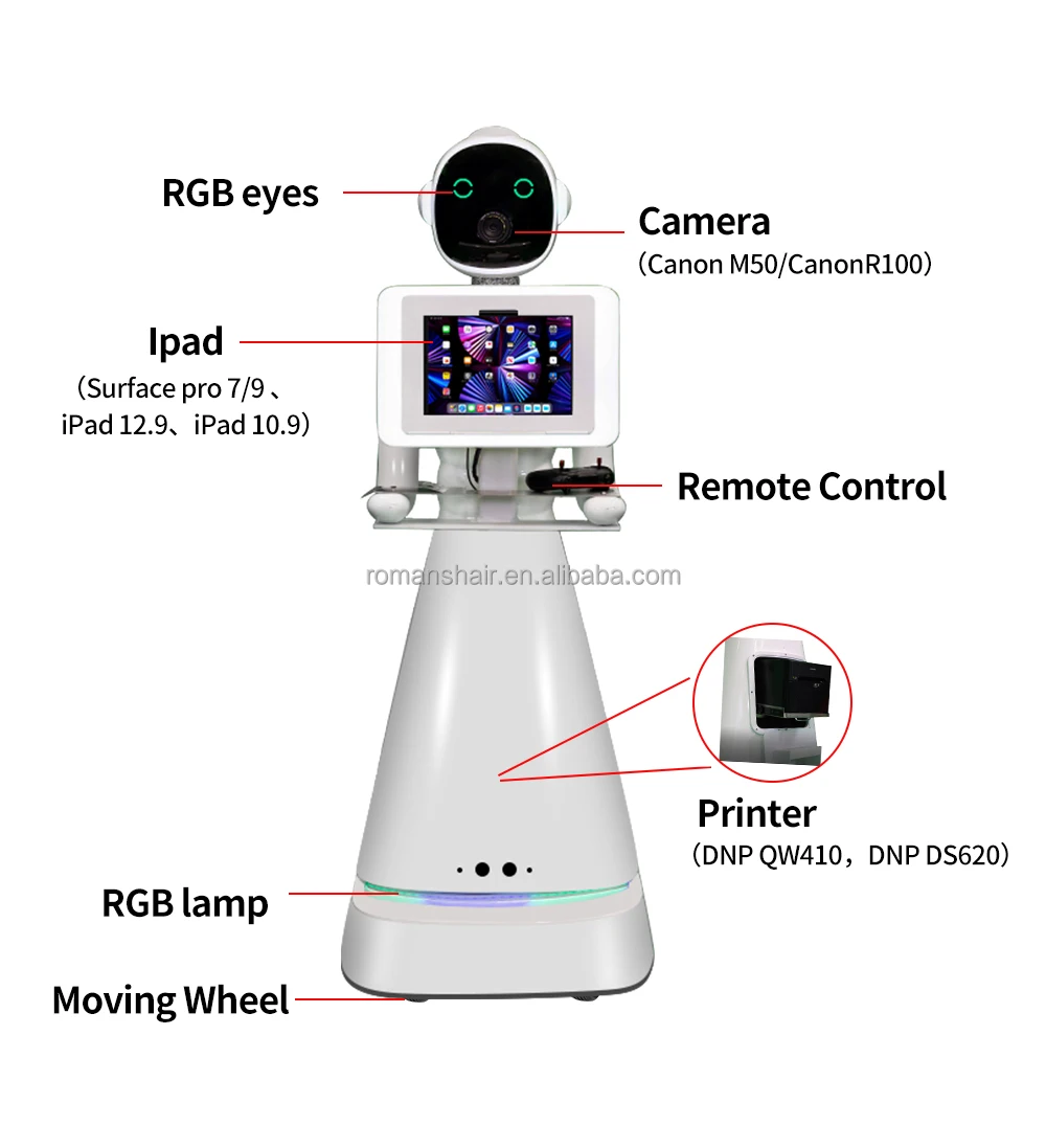 New Intelligent Technology Digital Studio iPad Camera Photography Wireless Remote Control Robot Automatic Party Wedding Supplies