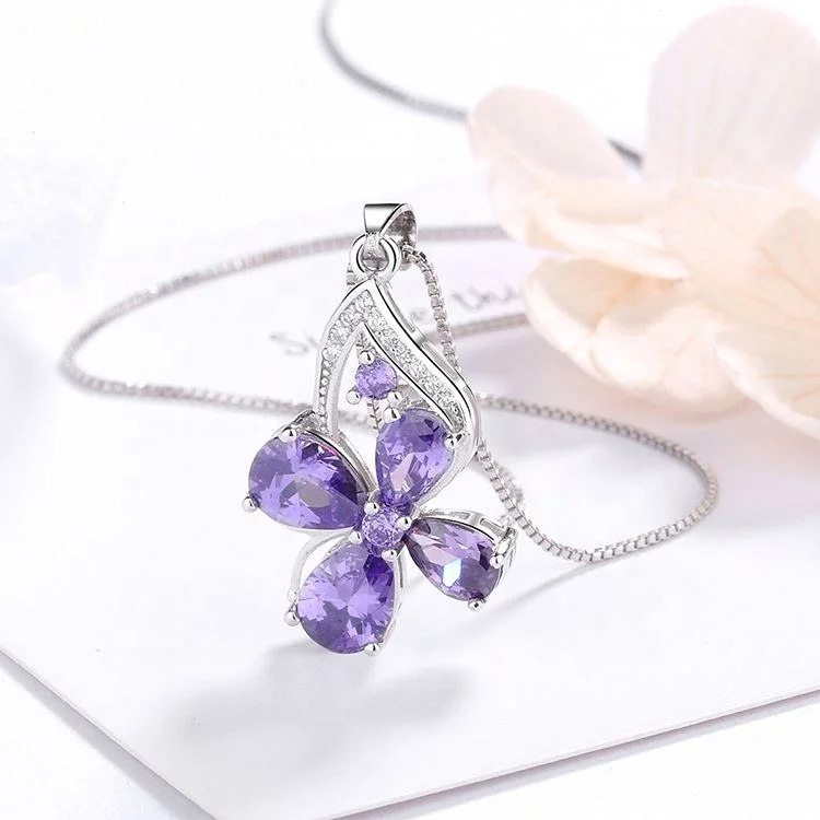 925 Silver Pendant Double Heart Pendant Love Heart Pendant
