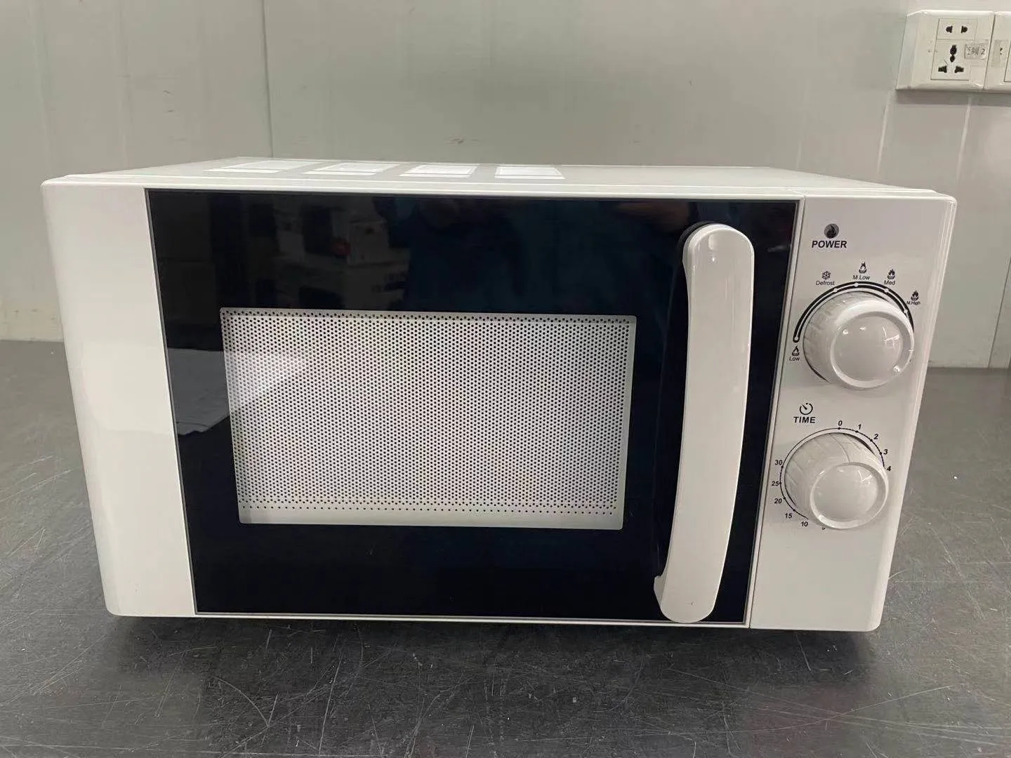Smad 20L Mini Portable Home Digital Retro Microwave Oven with Grill