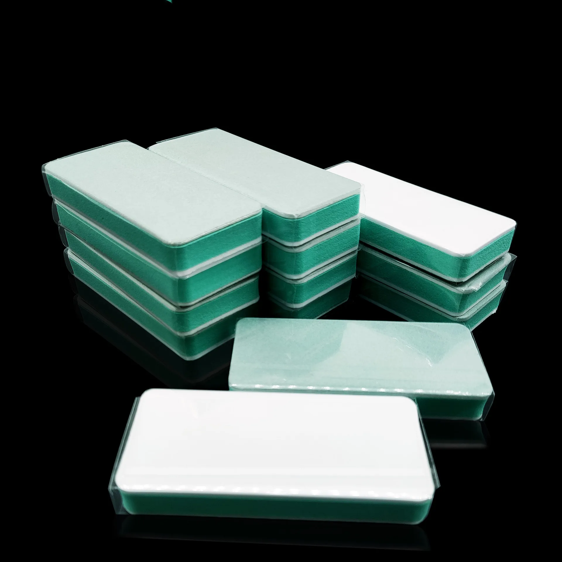 Double-sided Nail File Buffer Blocks Colorful Sponge Nail Polish Sanding Buffer Strips Polishing Nail Art Manicure Tools