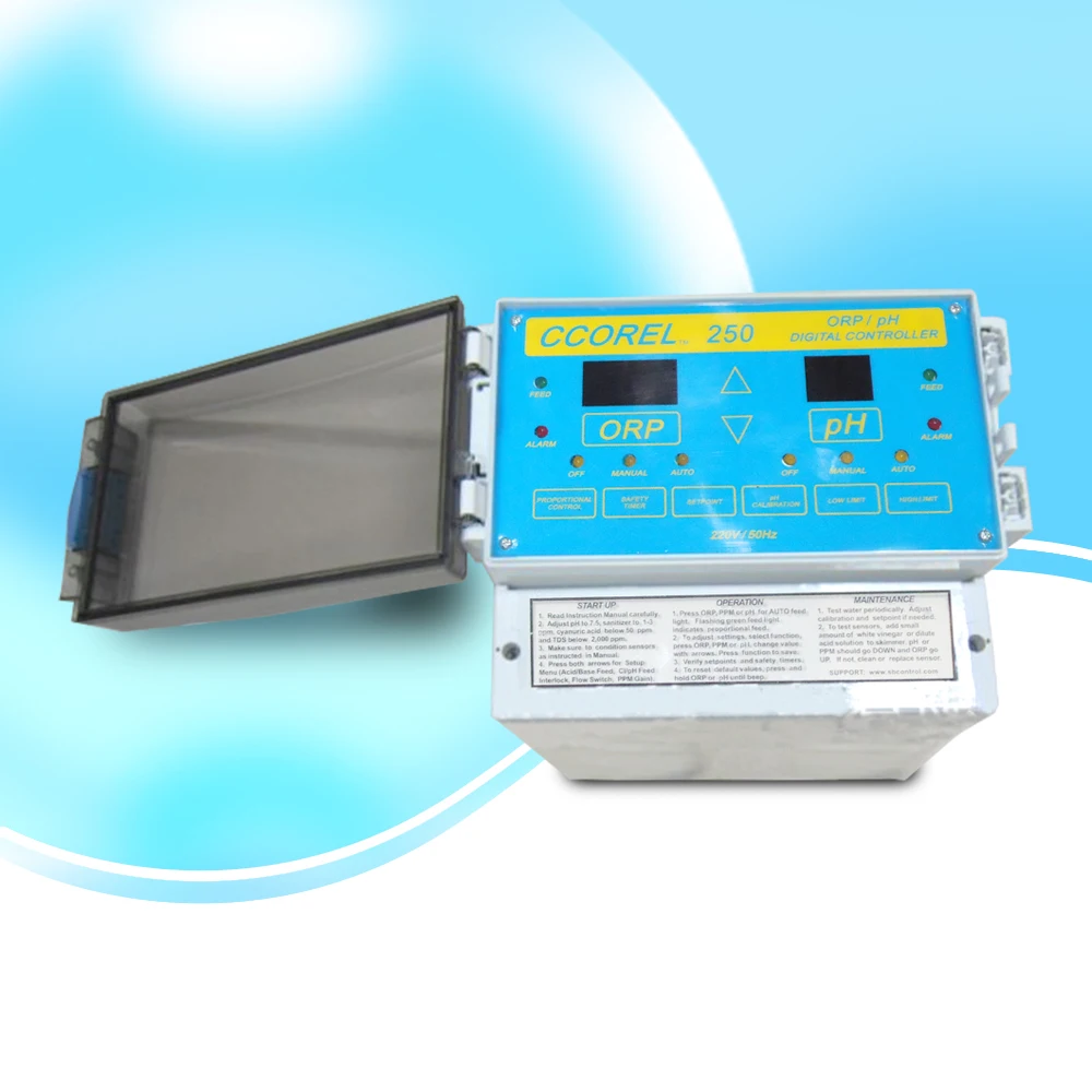 Automatically Operation and Integration Water Quality Monitor Digital Control for Sanitizer Orp and Water Ph