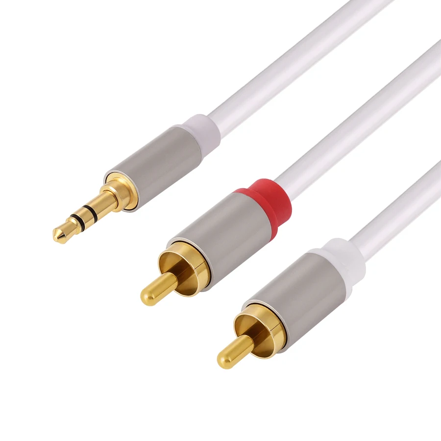 3RCA к кабель (металлический корпус) High End RCA аудио и видео