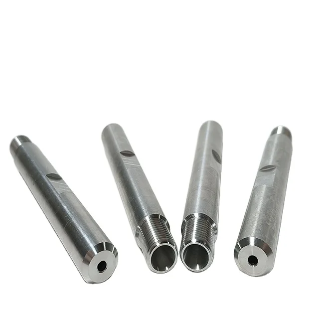 Professional Manufacturer Customized CNC Small Double Threaded 20mm Metal Pin Shaft High Precision Aluminum Spindle Shaft