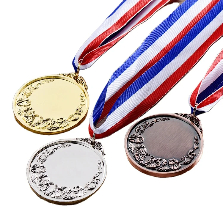 Металлическая медаль оптовая продажа дешевый дизайн ваш собственный пустой цинковый сплав 3D Золотая награда марафон бег металлическая спортивная на заказ