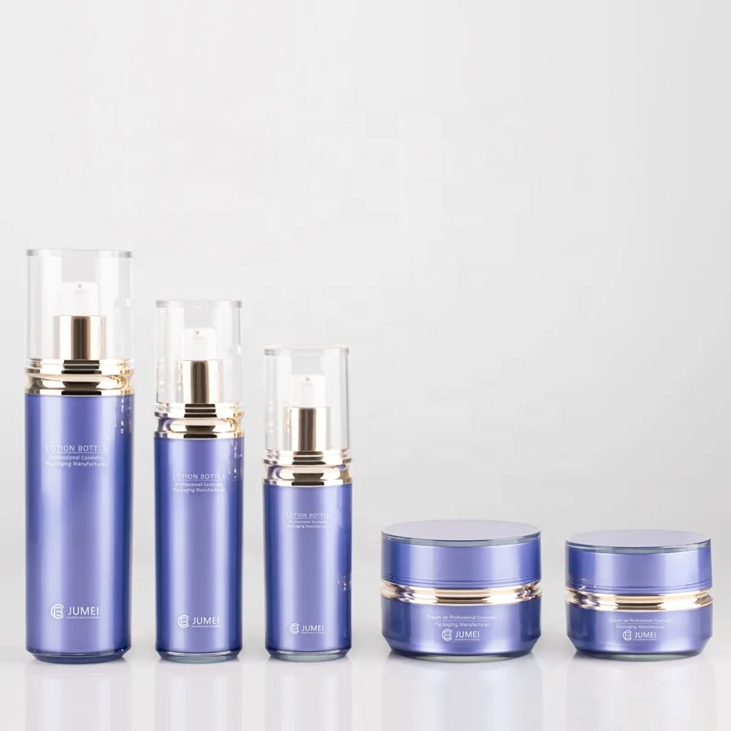 100ml 50ml 30ml 50g 30g Factory Price  Plastic Lotion Spray Bottle Classy Cosmetic Bulk Packaging Cosmetic Container set