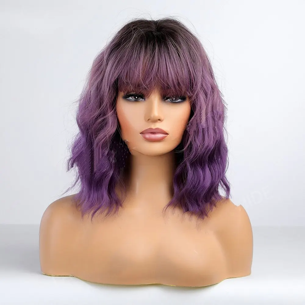 wholesale  futura Synthetic Wig   Short Wave Natural Daily Heat Resistant Cosplay Hair wig