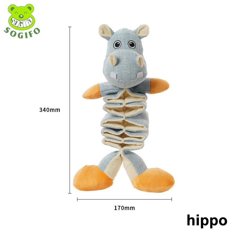 Wholesale Large Squeaky Resistance To Bite Dog Walking Plush Rope Training Toys For Dogs Pet Toys Soft Beer Canvas Manufacturer