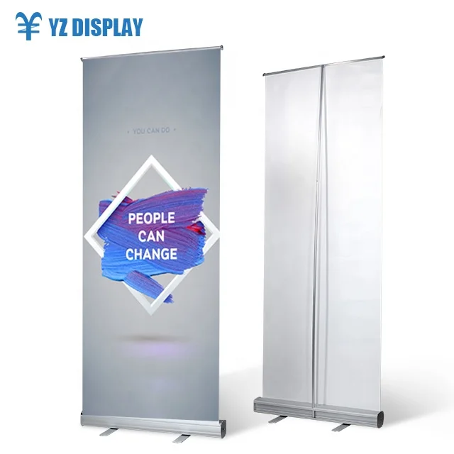 outdoor roll-up banner stand advertising display stand banner roll up stand