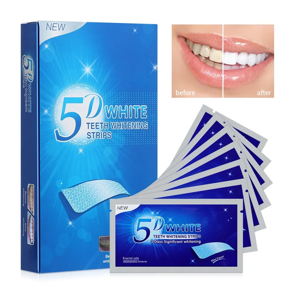 In  Stock  Oral Hygiene Care Teeth Whitening 5d  Peroxide Mint Teeth Whitening Strips