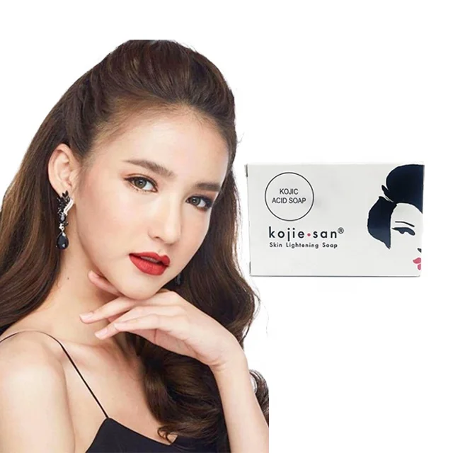 Factory Wholesale Whitening Kojic Acid Soap Kojic Acid Creamclinic Clear Cream Adults Oval Pink Female Toilet Soap Regular Size