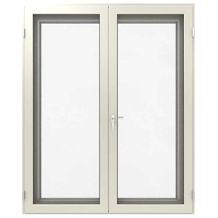 AS2208 Indoor Glass Exterior Aluminum Price French Door For Kitchen