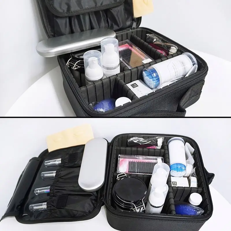 2021 OEM 15 pcs Wholesale Portable Practice Eyelash Extension Starter Fake False Kit Eye