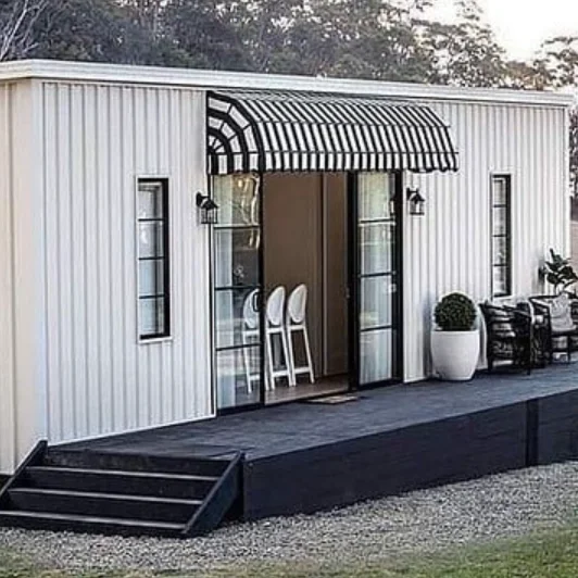 sheds storage outdoor tiny prebuilt  portable steel frame structure flatpack folding container homes two story luxury villa mode