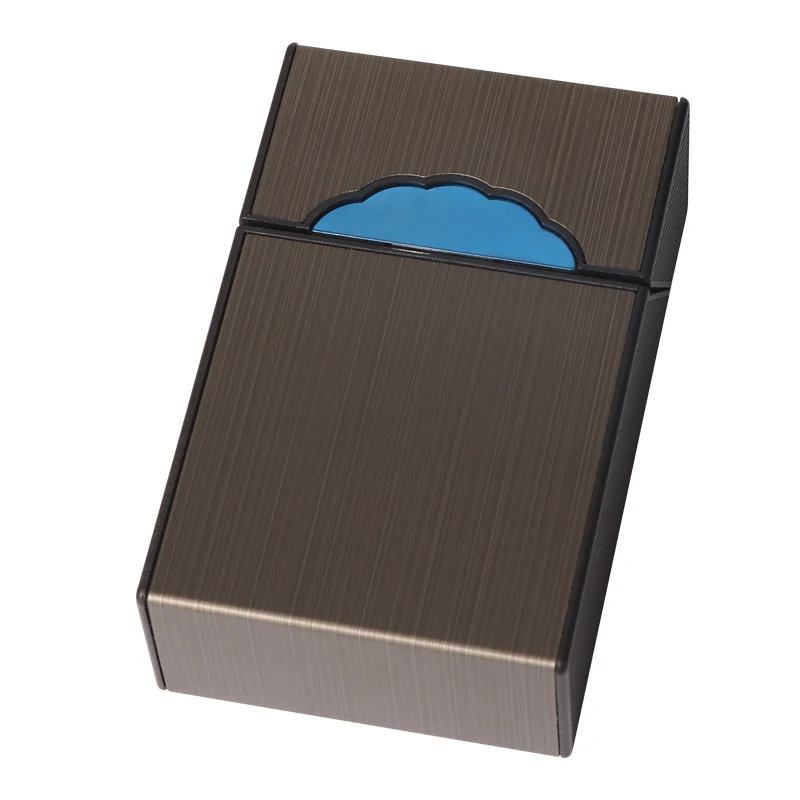 Erliao good design tobacco storage box smoking accessories portable metal cigarette case