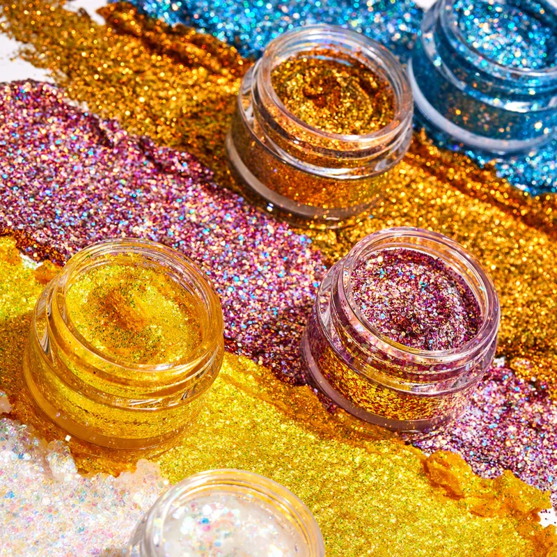 Private Label Transparent Fix Gel Easy Peel Off Face Body Eyeshadow Glitter Makeup Glue For Glitter Gel Glitter