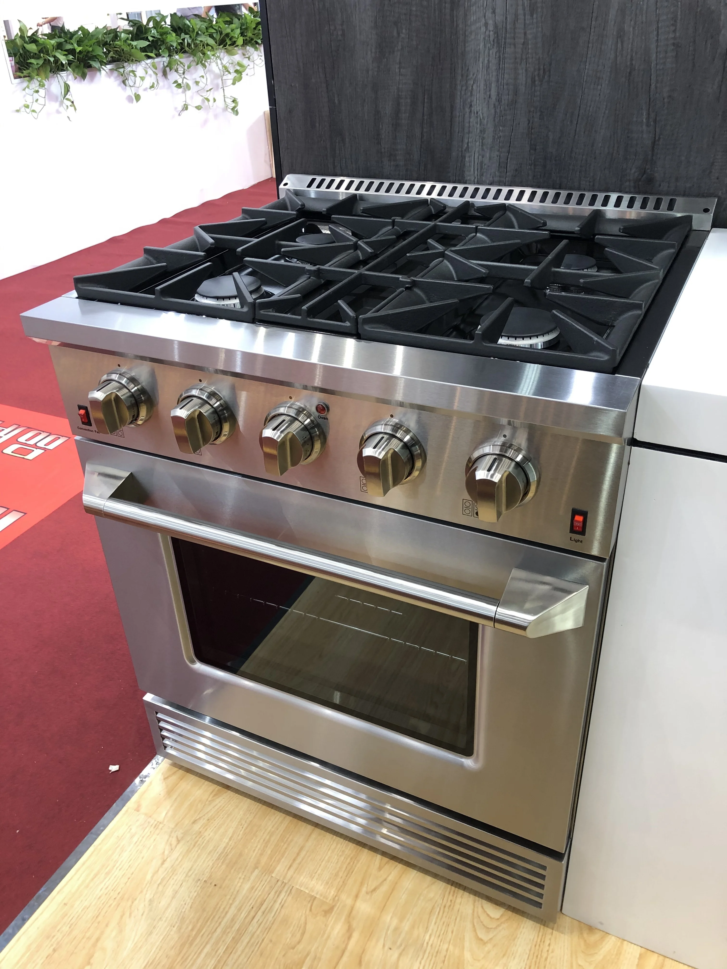 SENG ETL certified Quality Guarantee Professional 4 Burner Gas Food Cooker Machinery with Oven Series Stove