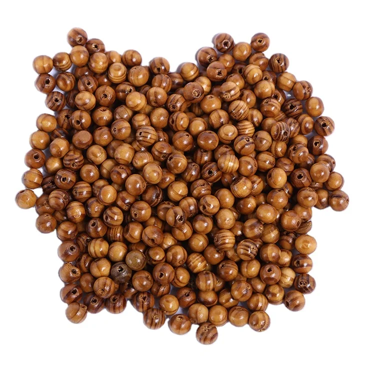 Деревянные бусины 6 мм, 8 мм, 10 мм, 12 мм