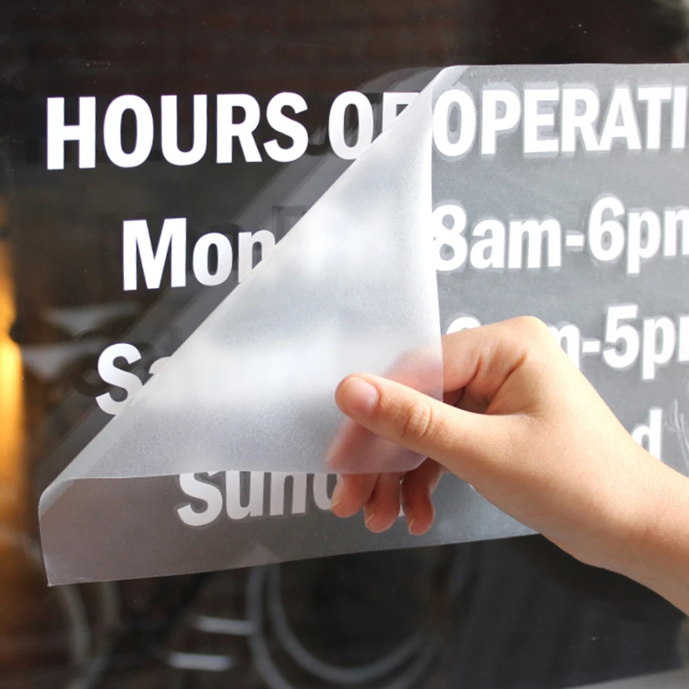 Wholesale Custom Store front Logo Sticker Vinyl Business Name Personalized Display Window Decal