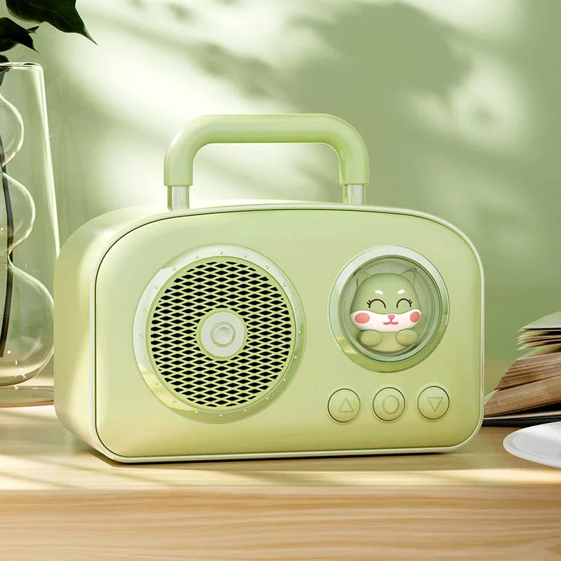 HiFi беспроводной 5 3 динамик с поддержкой FM 2 микрофоном (желтый)