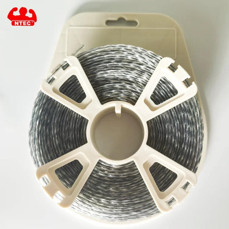 2.3mm 2.7mm 3.0mm Round Square Nylon Trimmer Line for grass cutting 1LB Brush Cutter Nylon Line