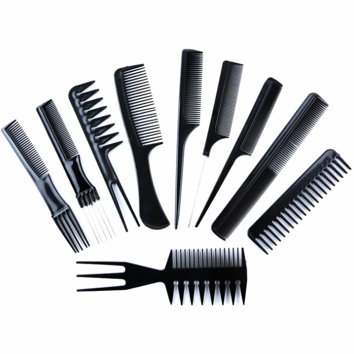 Toni-and-guy-combs private label hair straightener carbon recycled plastic hotel pic hair comb styling