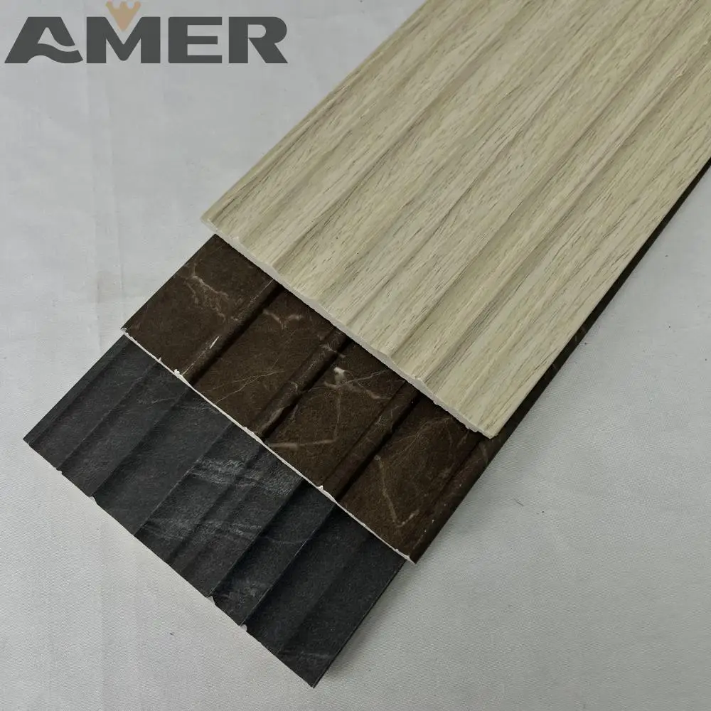 AMER Interior Decor Wooden Acoustic Wall Ceiling Panel Fireproof Mgo Board Wood Perforated Panel