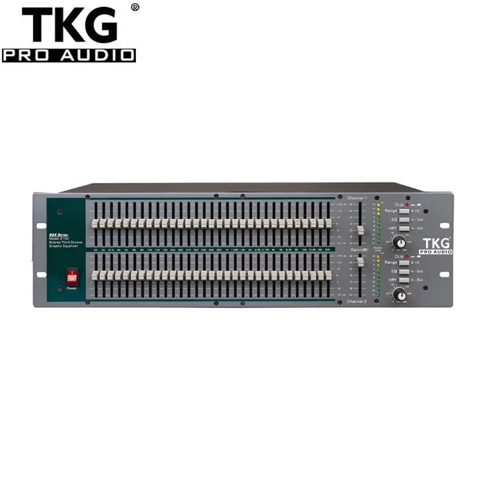 TKG sound system audio equipment dj sound system stage best quality karaoke GQX3102 sound audio equalizer