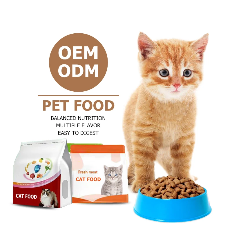 Оптовая продажа корм для домашних животных лидер продаж высокое содержание белка различные формы сухой кошек