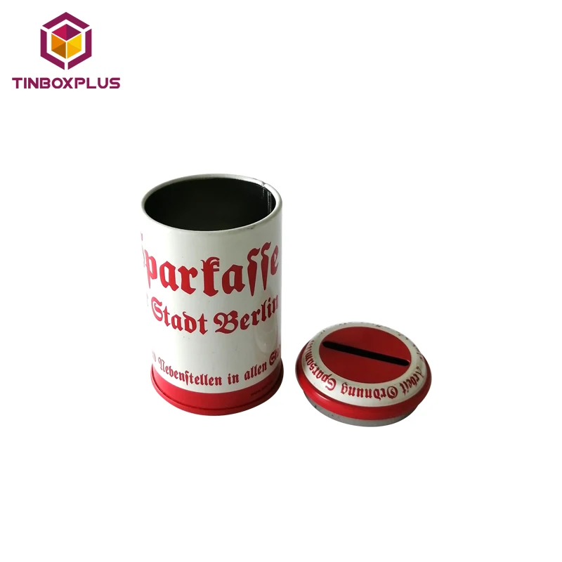 Custom round  tea Tin Box  gift metal printable tea tin box  container gift box classic