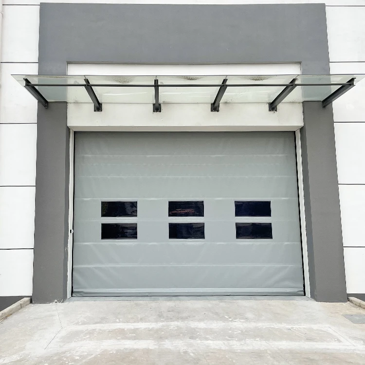 SEPPES pvc rapid roller door hot selling high speed stacking door big transparent window high speed door with radar