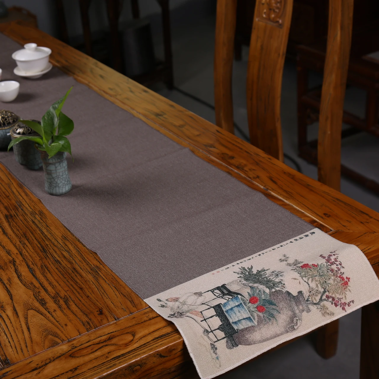 
Домашний декор, хорошее качество, полиэстер, украшение для дома, печатная настольная одежда, разные цвета, под заказ, дешевая домашняя льняная Современная 