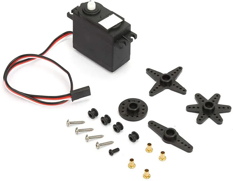 DS04-NFC servo 360-degree continuous rotation servos DC Geared motor car robot torsion 5.5 kg/cm DC 4.8 in-6 in