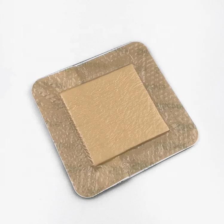 Trummed Bordered Silicone Foam Dressing Super Absorbent Wound Silicone SAF Foam Dressing