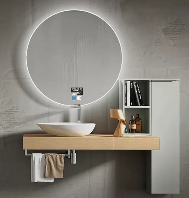 LED Strip Light Controller 12v Temperature Time Clock Display Bathroom Mirror Touch Sensor Switch Mirror Switch