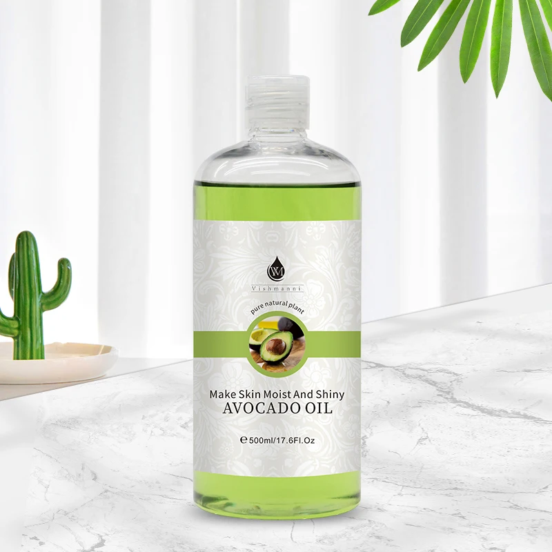 
Best Carrier Oil First Squeeze Cold Pressed Green Avocado oil For Face Skin Hair 