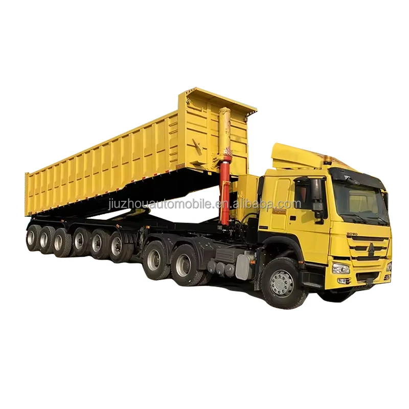 High Quality  Rear Dump Semi Trailer Tipping Trailer Made In China Rear Dump Semi-trailer For Sale