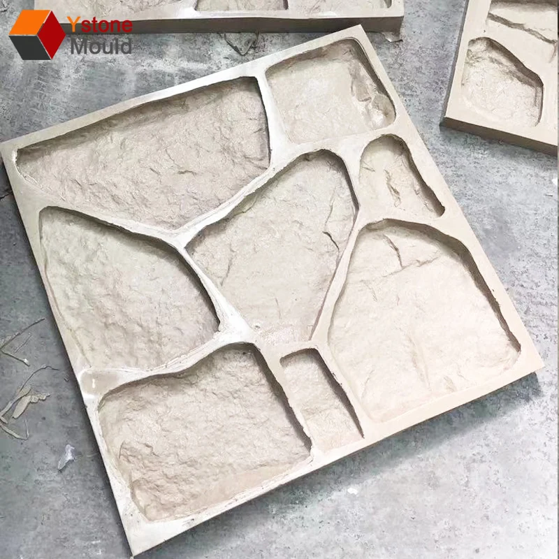 Rubber Silicon Moulds Concrete Decorative Wall Mold For Manufacturing Artificial Stone