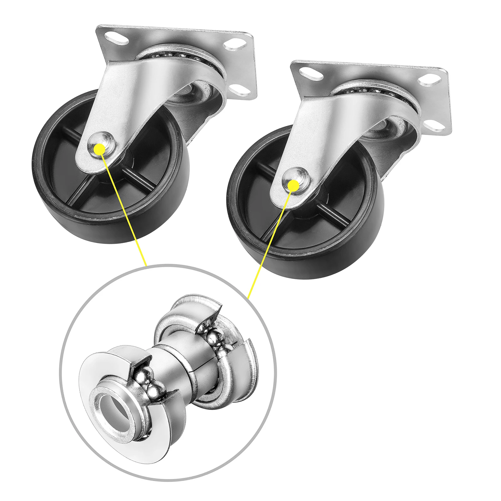 Gallon Drum Dolly Heavy Duty Steel Oil Drum Dolly  55 Gallon 500kgs Swivel Casters Wheel Metal Frame Gas Bottle Cart