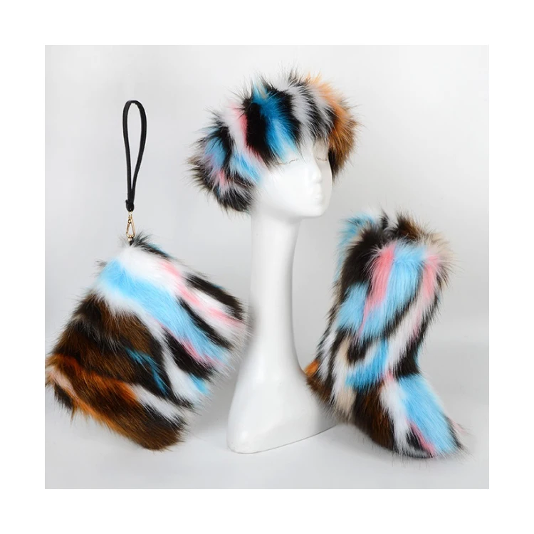 
Sale Of Manufacturers Provide Factory Wholesale Faux Fur waterproof winter women Snow Boots With Good Price 