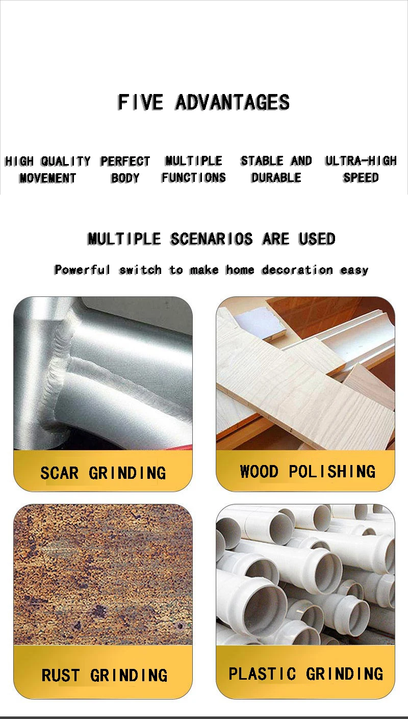 Sonidec FS-30S Handheld Oscillating Sanding Machine Factory Wholesale Price Durable and Long-lasting