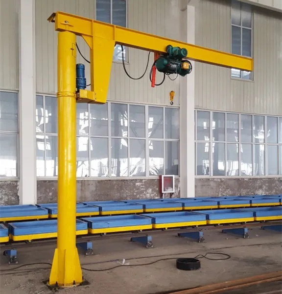 High quality power rotation jib crane safety training