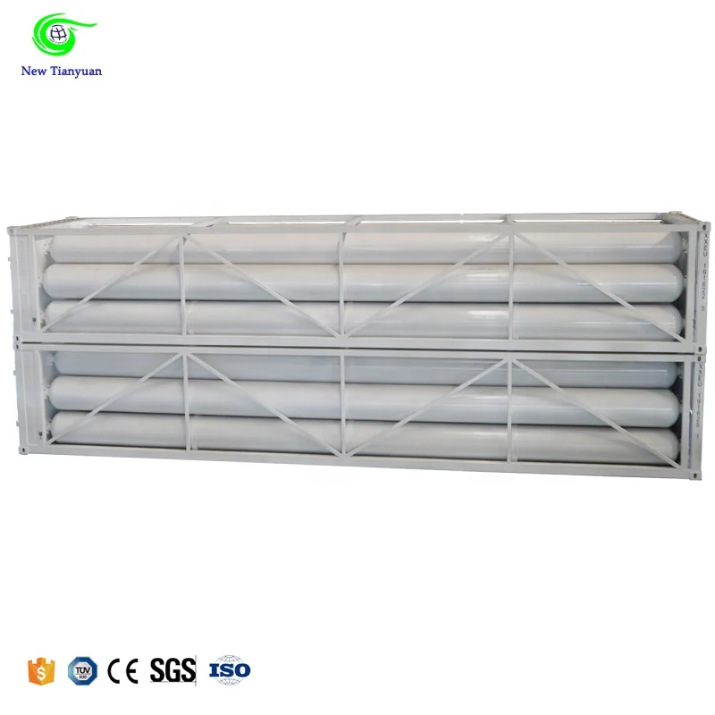 Good Technology High Quality Good Performance 6-tube Hydrogen H2 Gas Tube Skid Cylinder Metal Tube Container