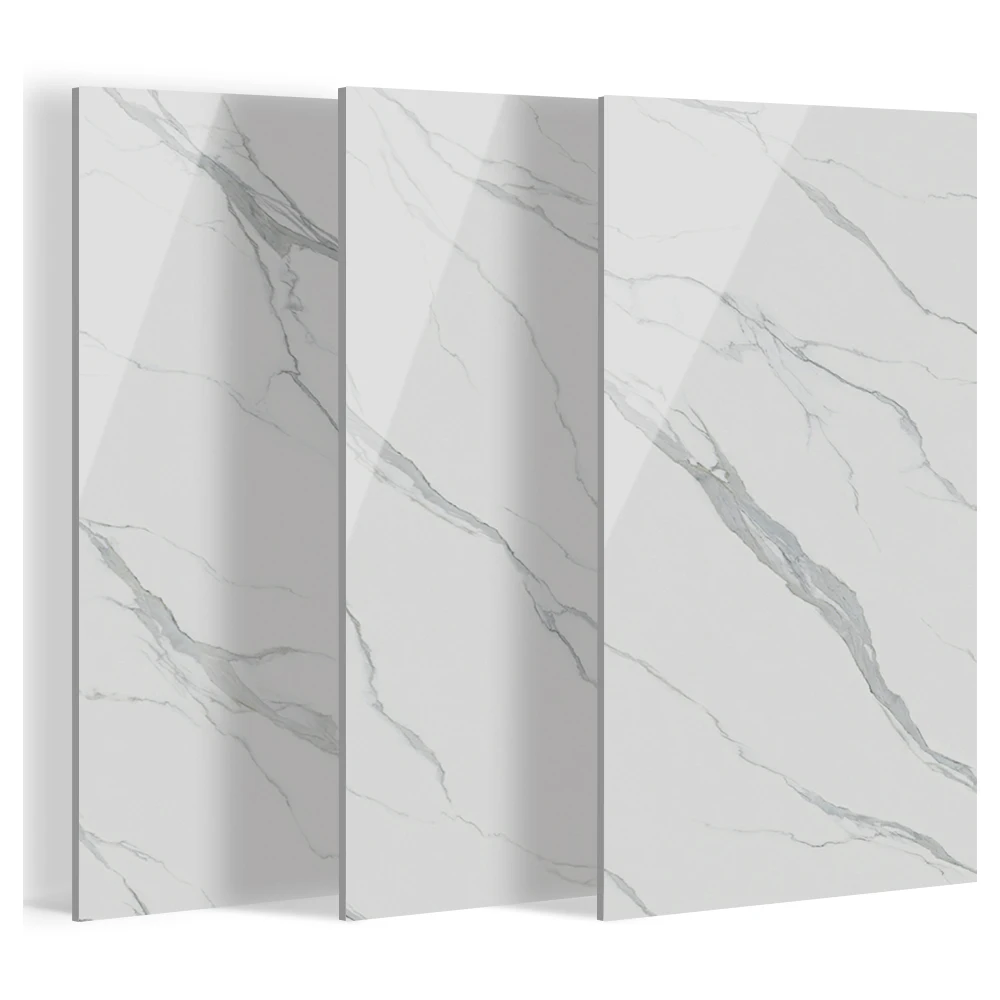 Stones Wall Tiles Finishes Tile From China Sintered Stone Rococo Milk White 900*1800*9 Cladding Background