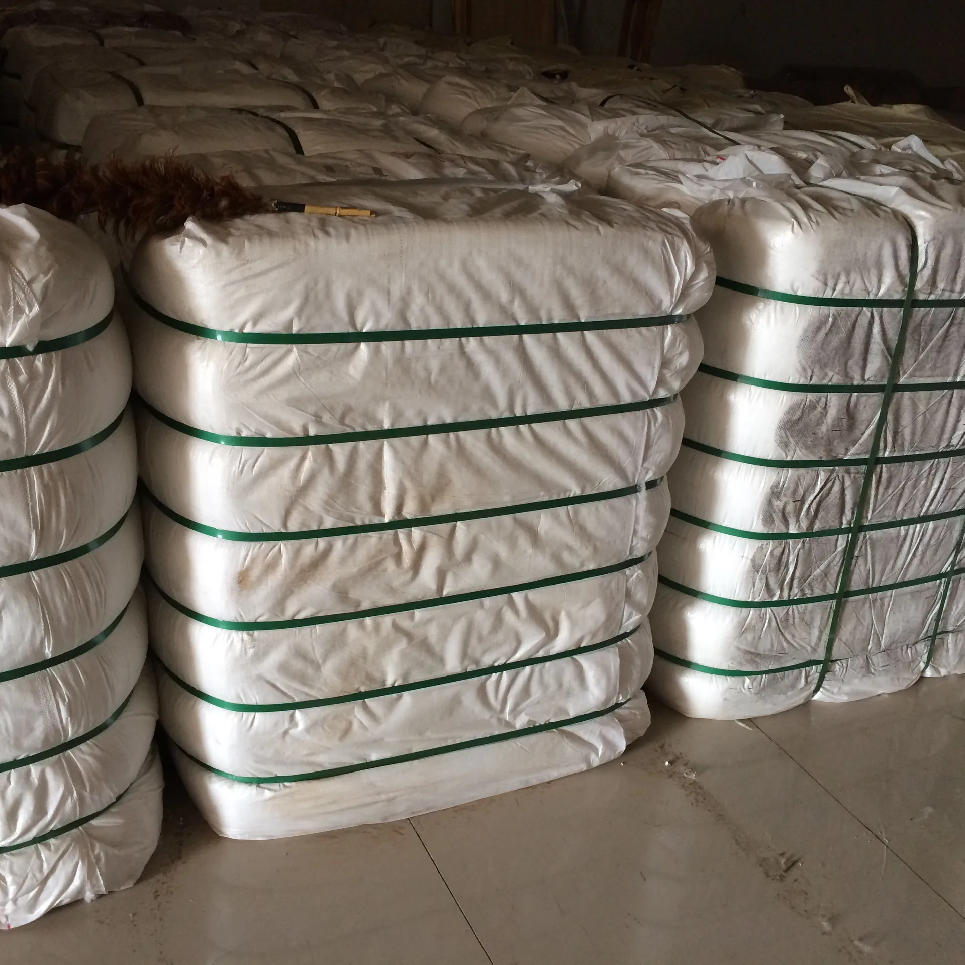 factory price virgin and recycled 7dx64mm White Sofa Filling Material Polyester Fiber 7D*64MM hcs PSF