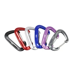 Wholesale 12KN Safety Rock Climbing Camping Carabiner 7075 Wire Gate Aluminium Waterproof Snap Hook