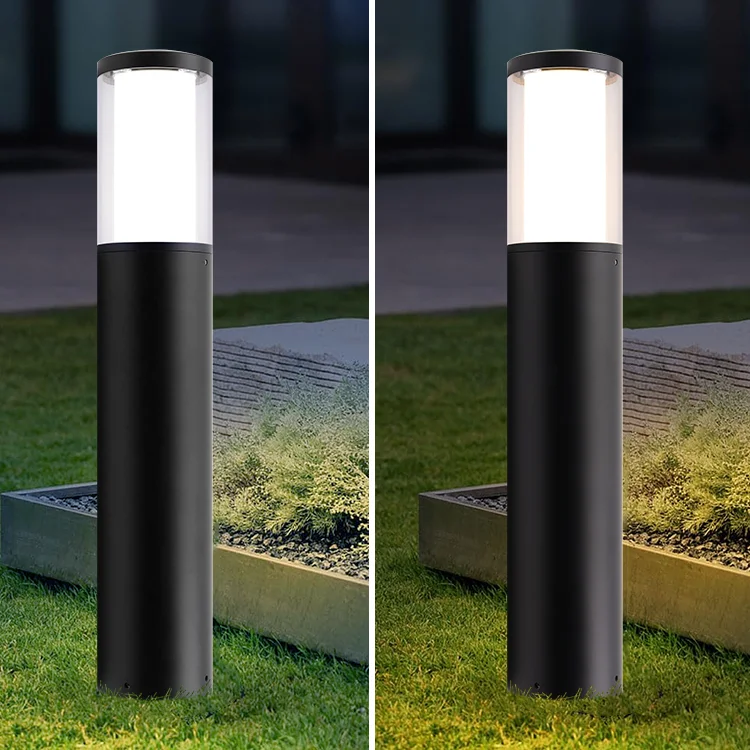 Modern Yard Walkway IP65 Waterproof Outdoor Light Pathway Garden Light Led Bollard Landscape Lawn Lights