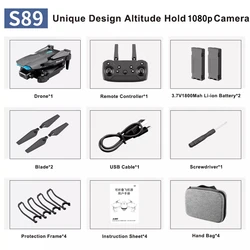 Rc Mini Drone 4k Profesional Dual Camera Fpv Drones With Camera Helicopters Quadcopter Toys Drone