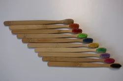 FSC New Product tooth brush With Round Handle 100% Biodegradable Eco-friendly bamboo toothbrush
