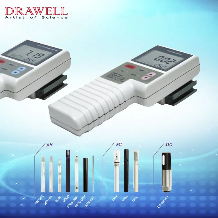 6360 Hot Sale PH/mV/Conductivity/TDS/Salinity/Temp Portable Meter For Lab