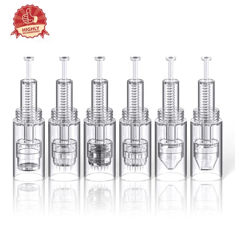 Disposable 1/3/5/7/9/12/36/42 pins/3D 5D Needle Nano Meso Skincare Needles Cartridges Tips for Electric Microneedling Derma Pen